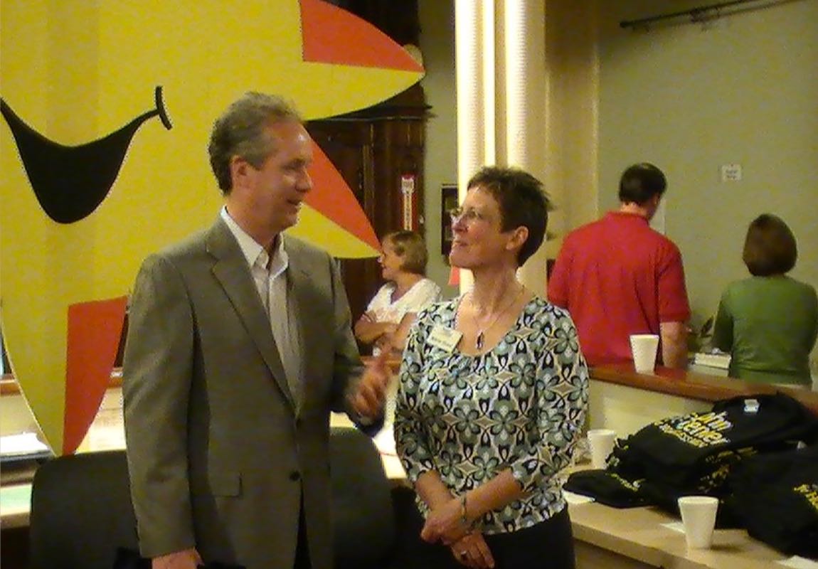 Maria Price with Mayor Greg Fischer - 2012