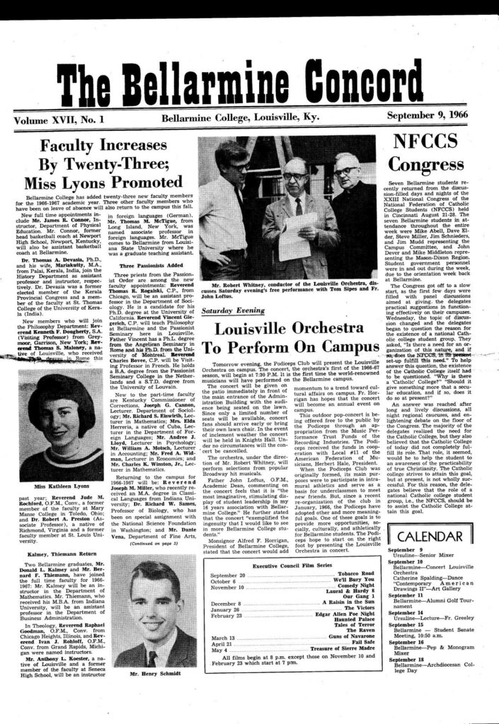 bellarmine concord article
