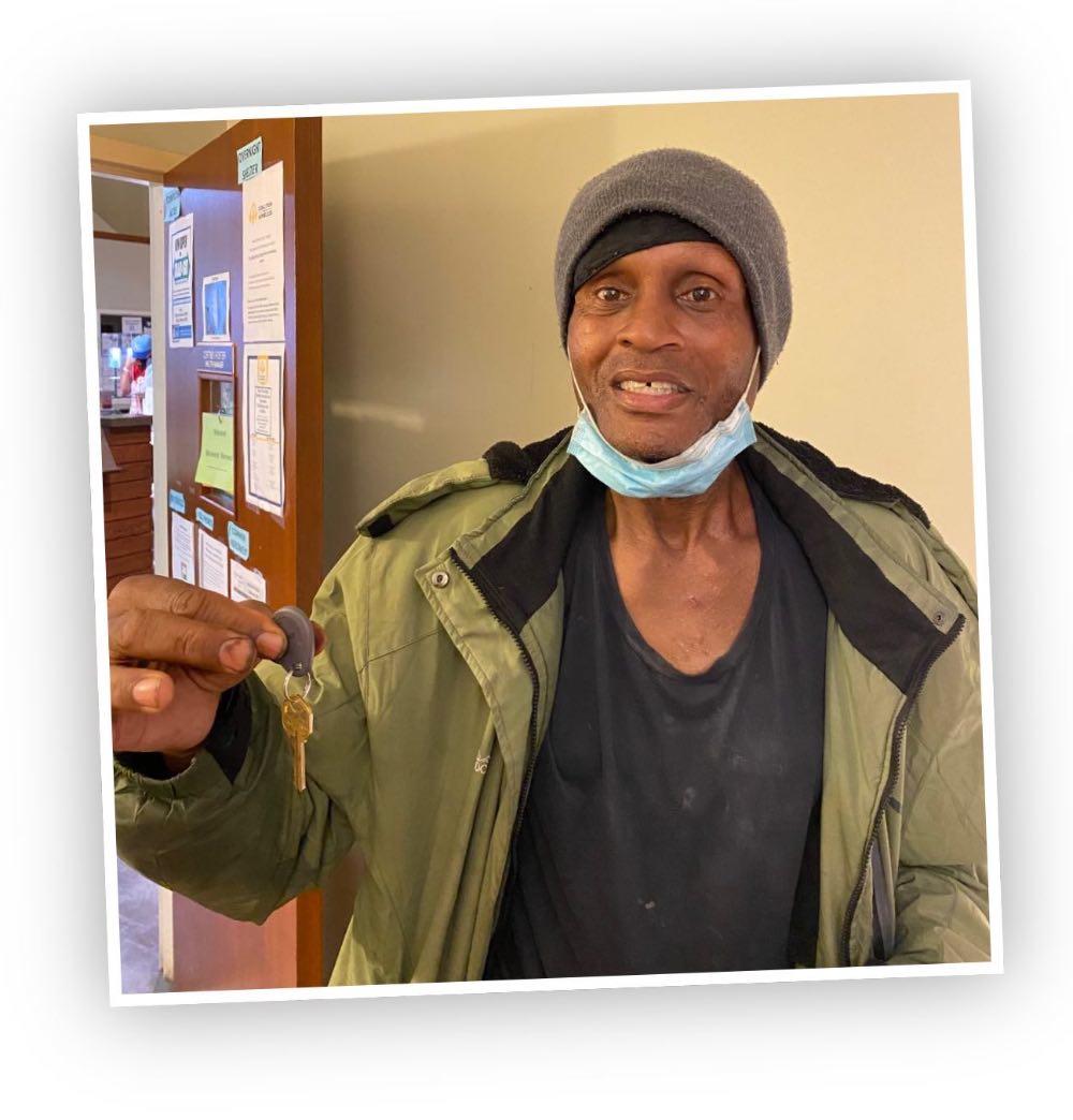 photo of housed person