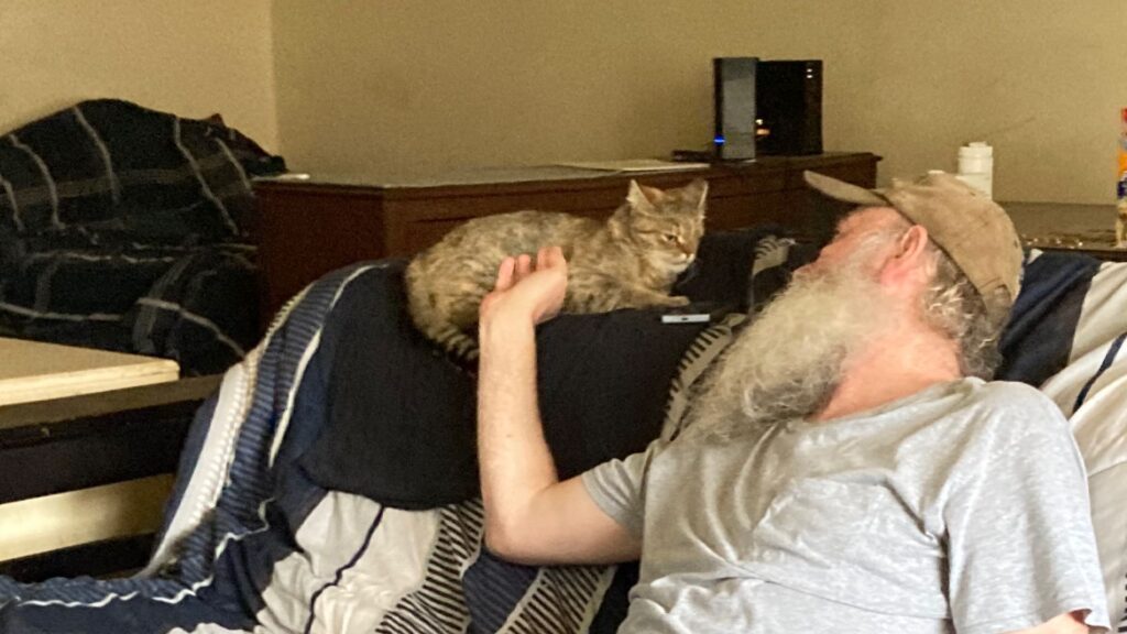 photo of robert and miss kitty