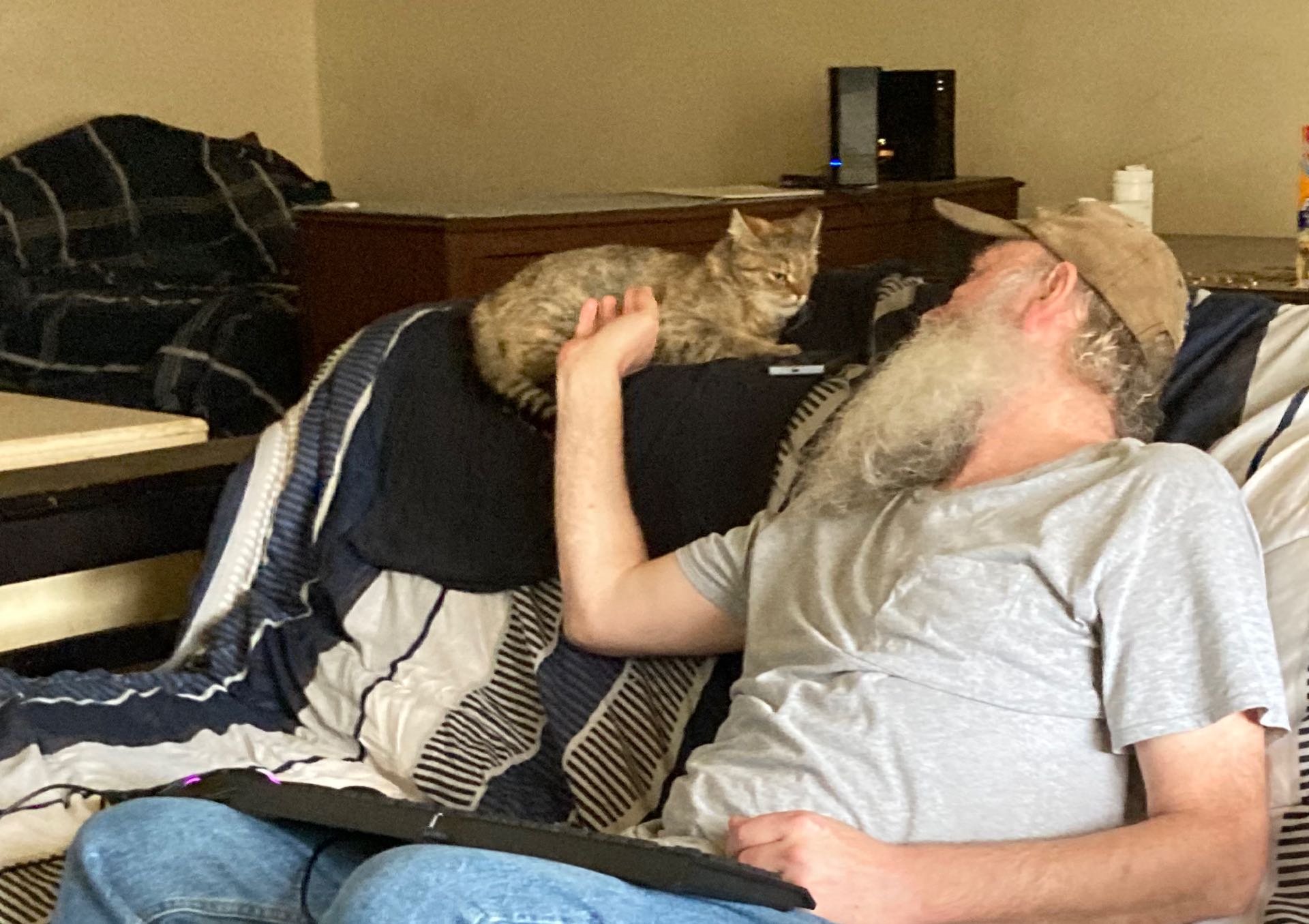 photo of robert and miss kitty